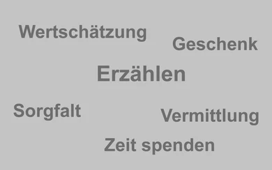 Wortsammlung: Was bedeutet Erzählen