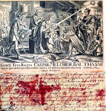 Anrührungsreliquie Friedrich Clute-Simon, Privatbesitz, Foto aus Fickeltünnes e. V. (Hg.), Allendorfer Lesebuch - 600 Jahre Allendorfm Sundern 2006 S. 447